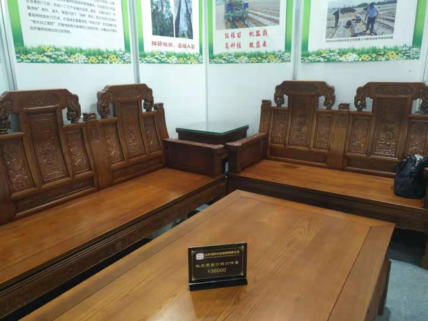 楸木家具沙發六件套